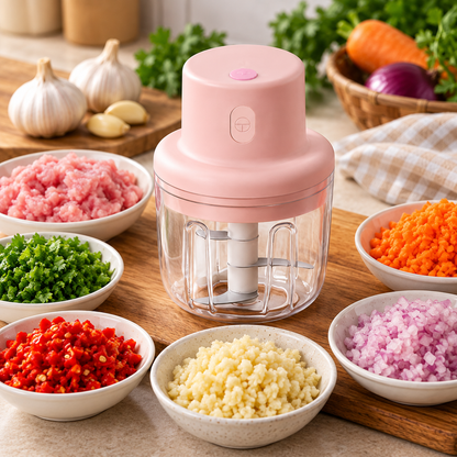 Mini Electric Garlic Chopper – 250ml